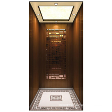 Hosting HD-V2106 traction metal paint frame ceiling passenger gearless machine lift elevator Residential Elevators